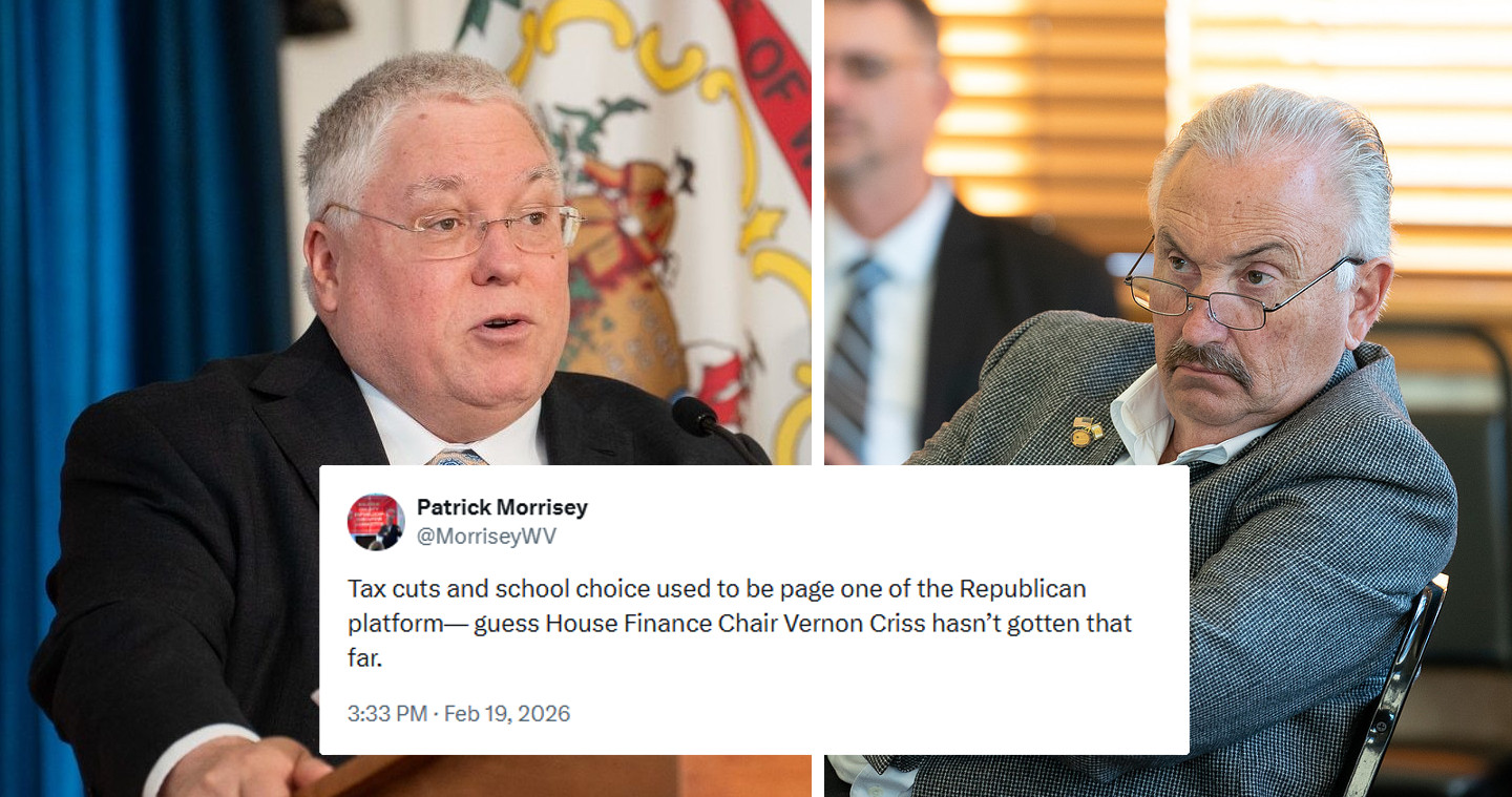 Governor Morrisey Criticizes House Finance Chairman Over Tax Cuts, School Choice